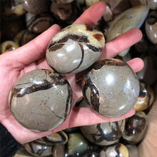 Natural crystals healing septarian palm stone for home decoration 2024 - buy cheap