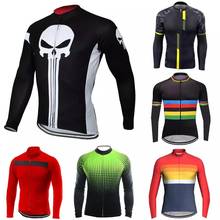 2021 Spring/Autumn Long Sleeve Bicycle Clothing MTB Cycling Jersey Jacket Ciclismo Sportswear Bike Clothes For Mans Tops 2024 - buy cheap