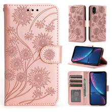 Flower Phone Case For Xiaomi Redmi Note 4 4X 4A 5 5A 6 6A 7 7A 8 8A 8T 9A 9T 9S 9 Pro GO Flip Leather Stand Book Cover Back Etui 2024 - купить недорого