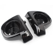 Motorcycle 6.5" Speaker Pod Boxes Lower Vented Fairing for Harley Touring Electra Glide Street Glide Road Glide 2014-Up 2024 - buy cheap