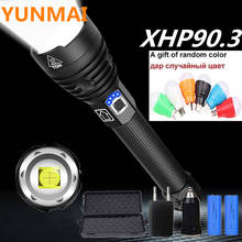 Most Powerful Xlamp XHP90.3 XHP70.2 LED Flashlight LED Torch USB XHP50 Lamp Zoom Tactical Torch 18650 26650 Rechargeable Battey 2024 - buy cheap