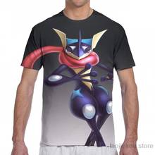 Camiseta estampa greninja masculina feminina manga curta, camiseta de meninos e meninas de verão 2024 - compre barato