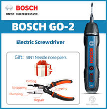 Boschgo-chave de fenda elétrica go2, chave de fenda elétrica recarregável, broca manual, multi-função, ferramenta de lote elétrico 2024 - compre barato