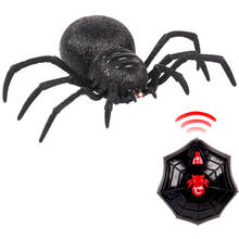 Adult‘S Fun Halloween Party Toys Remote Control Spider Toy Simulation Spider Toy Electric Scary Toy For Kids Halloween Toys 2024 - buy cheap