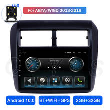 Sistema de navegação gps, multimídia player, tela sensível ao toque, para toyota wigo/agya 2013/2014/2015/2016/2017 2024 - compre barato