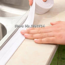 3.2mx22mm Bathroom Shower Sink Bath Sealing Strip Tape White PVC Self adhesive Waterproof Wall Sticker for Bathroom Kitchen 2024 - buy cheap