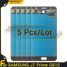 Pantalla LCD táctil para móvil, montaje de digitalizador para Samsung Galaxy J7 Prime 2016, G610, G610F, G610M, J7 Prime, G610, 5 uds. 2024 - compra barato