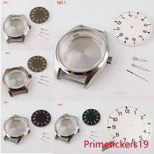 40mm stainless steel sapphire glass watch case+sterile watch dial+watch hand  fit NH35 automatic movement 2024 - buy cheap