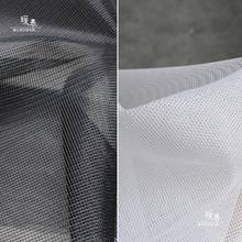 Fine Plaid Hollow-Out Mesh Tulle Fabric Black White Stiff DIY Fashion Modelling Design Patchwork Skirt Dress Designer Fabric 2024 - buy cheap