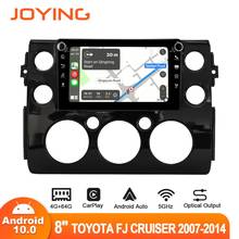 Rádio automotivo com android 10, 8 polegadas, estéreo, gps, dsp, spdif, 5g, wi-fi, subwoofer, para toyota fj cruiser 2007, 2008, 2009, 2010, 2011, 2012 2024 - compre barato