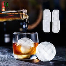 UNTIOR-Molde de bola de hielo grande para whisky, vino, enfriador doméstico, Material PP de grado alimenticio, accesorios para Bar y fiesta, 4/15 agujeros 2024 - compra barato