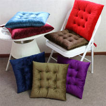 9 Color Winter Plush Thickening Seat Cushion Back Cushion Pillow Office Chair Pad Home Decor Mat Sofa Car Pillow Dormitory Seats 2024 - buy cheap