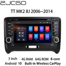 Автомобильный мультимедийный плеер, стерео, GPS, радио, навигация, экран Android для Audi TT MK2 8J 2006 2007 2008 2009 2010 2011 2012 2013 2014 2024 - купить недорого
