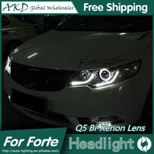 AKD Car Styling for Kia Forte Headlights 2010-2014 Cerato LED Headlight LED DRL Bi Xenon Lens High Low Beam Parking 2024 - buy cheap