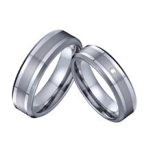 No Rust/Fade 6mm Wedding band Tungsten carbide Ring marriage Lovers Alliance couple ring for men and women 2024 - buy cheap