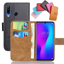 Doogee-capa dobrável de couro macio n20 para celular, estojo protetor para smartphone doogee y9 plus com suporte de capa e carteira, 6.3 polegadas original, 6 cores 2024 - compre barato