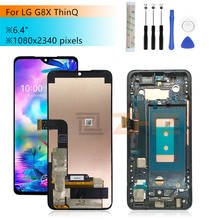 For LG G8X ThinQ LCD Display Touch Screen Digitizer Assembly +Frame Display Replacement For LG G8X LCD Display LLMG850EMW 6.4'' 2024 - buy cheap