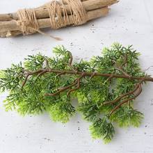 Лидер продаж 50% года, 1 шт., пластиковое искусственное сосновое Cypress растение бонсай, декор для сада, дома и офиса 2024 - купить недорого