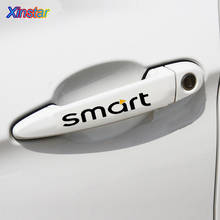 4 шт./лот Автомобильная дверная ручка наклейка для Smart Fortwo Forfour Forjeremy 2024 - купить недорого