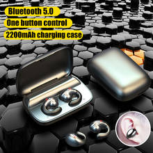 Хембир костной проводимости Bluetooth наушники 5,0 беспроводные наушники TWS гарнитура спортивные наушники для IPhone xiaomi телефон 2024 - купить недорого