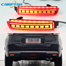 Luz LED antiniebla trasera para coche, Reflector de luz de freno, 2 en 1, para Nissan Sentra B17 Sylphy 2013-2018, 2 piezas 2024 - compra barato