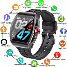 Reloj inteligente deportivo de lujo para hombre, smartwatch resistente al agua con llamadas, Bluetooth, pantalla cuadrada de 2021 pulgadas, HD, pantalla IPS a Color, 1,4 2024 - compra barato