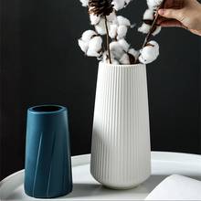 Nordic Стиль цветок Цветочная композиция для вазы Творческий гидропоники Пластик Европейский Стиль цветочный горшок для украшения дома 2024 - купить недорого