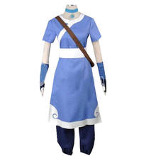 2020 Anime The Last Airbender Korra Water Tribe Outfit Cosplay Costume Halloween Outfit Custom Cosplay outfit 2024 - buy cheap