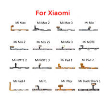 Interruptor de botón de encendido que para Xiaomi Mi Max 2 3 Mix 2S NOTE Pad 1 2 4G F1 Play Black Shark 1, Cable flexible de encendido/apagado 2024 - compra barato