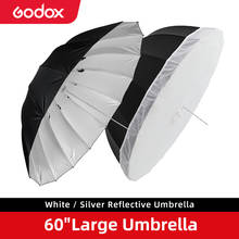 Godox 60 inch 150cm Black White or Silver Reflective Umbrella Studio Lighting Light Umbrella with Large Diffuser Cover 2024 - buy cheap