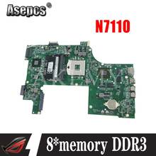 Laptop motherboard For DELL N7110 PC Mainboard 09NWTG DAV03AMB8E1 full tesed DDR3 2024 - купить недорого