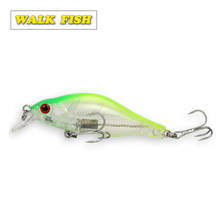 Walk Fish 1PCS 7cm 8g Floating Minnow Hard Fishing Bait 3D Eyes High Quality Treble Hook Fishing Lures Fashion Crankbaits Lure 2024 - buy cheap