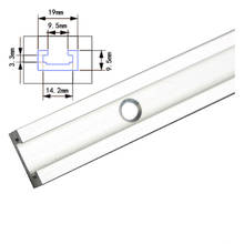 T-tracks Aluminum Alloy Slot Miter Track Jig Fixture for Router Table Bandsaws Woodworking Tool 300mm/400mm/600mm/800mm 2024 - buy cheap