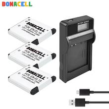 Bonacell ENEL19 EN-EL19 for Nikon Battery + LCD Charger for Nikon Coolpix S32 S33 S100 S2500 S2750 S3100 S3200 S3300 S3400 S3500 2024 - buy cheap