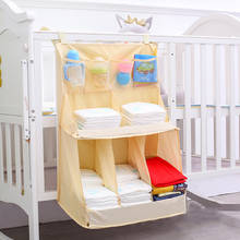 Large Children's Bed Hanging Bag Baby Crib Storage Bags Portable Waterproof Foldable Bedside Diaper Organizer Cradle Bedding Bag 2024 - buy cheap
