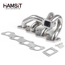 Hamsit de acero inoxidable escape Turbo colector de tubo para 89-98 Nissan 240SX Silvia S13/ S14/ S15 SR20DE T25G Turbo 2024 - compra barato