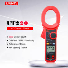 UNI-T UT220 igital clamp meter;AC current AC DC voltage meter;2000 count Auto range Multimeter Continuity buzzer Diode tester 2024 - buy cheap