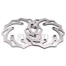 Rotor de disco de freno trasero y delantero para motocicleta, para Yamaha YZ125 02-16 YZ250 YZ250F 2002-15 YZ450F YZ250X YZ250FX WR250F WR450F 2002-15 2024 - compra barato