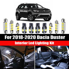 10pcs White Canbus LED Interior For Dacia Duster 2 2018 2019 2020 Reading Ceiling Cargo Lights Dome Map Roof Light Bulbs Kit 2024 - buy cheap