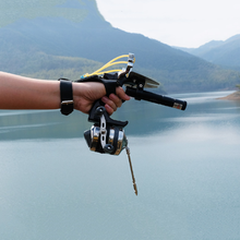 Conjunto de tiro a laser, para estilingue e peixe, acessório para pesca de lançamento 2024 - compre barato