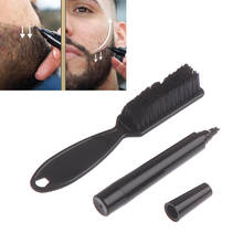 2021 Hot New Beard Pen Beard Filler Pencil And Brush Beard Enhancer Waterproof Moustache Coloring Shaping Tool For Men Wholesale 2024 - buy cheap