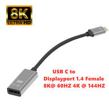 USB C to Displayport 8K Extension cable Male to Female Converter Cable Type C connector 8K@60hz 4K for MacBook pro Thunderbolt 3 2024 - buy cheap