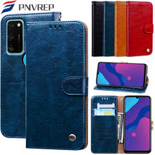 Funda tipo billetera para Huawei HONOR 9A MOA-LX9N, 6,3 pulgadas, versión rusa, con tapa magnética, soporte de lujo, bolsa de cuero para teléfono 2024 - compra barato