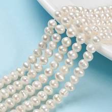 Pandahall 5 Strands 4-6mm Natural Cultured Freshwater Pearl Bead Strands for Jewelry Making DIY Accessories Findings 2024 - buy cheap