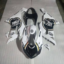 Fit For KAWASAKI NINJA ZX6R 05-06 Fairing  white black ZX-6R ZX636 05 06 2005 2006 black white Motorbike Fairing 2024 - buy cheap