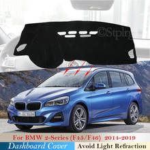 Cubierta para salpicadero de coche, almohadilla protectora para BMW Serie 2, F45, F46, 2014 ~ 2019, Accesorios para Tablero, parasol, alfombra Anti-UV, 2018, 2017 2024 - compra barato