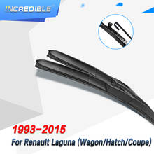 Cuchillas de limpiaparabrisas increíbles para Renault Laguna Mk1 / Mk2/Mk3, brazos de gancho compatibles/brazos de bayoneta, modelo año de 1993 a 2015 2024 - compra barato