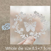 XLDesign Craft Metal Cutting Die cut dies butterfly heart wreath decoration scrapbook Album Paper Card Craft Embossing die cuts 2024 - buy cheap