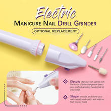 Mini taladro eléctrico para cuidado de uñas, máquina pulidora de uñas, fácil de usar, SK88 2024 - compra barato