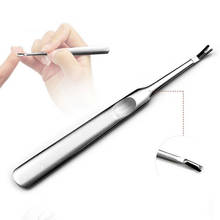 High Quality Stainless Steel Cuticle Pusher Trimmer Remover Pedicure Manicure Nail Art Tools 2024 - buy cheap